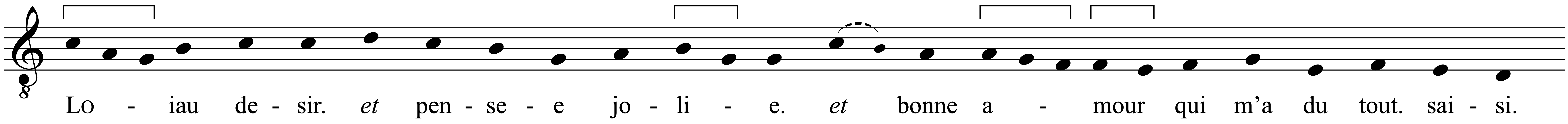 Work musical notation